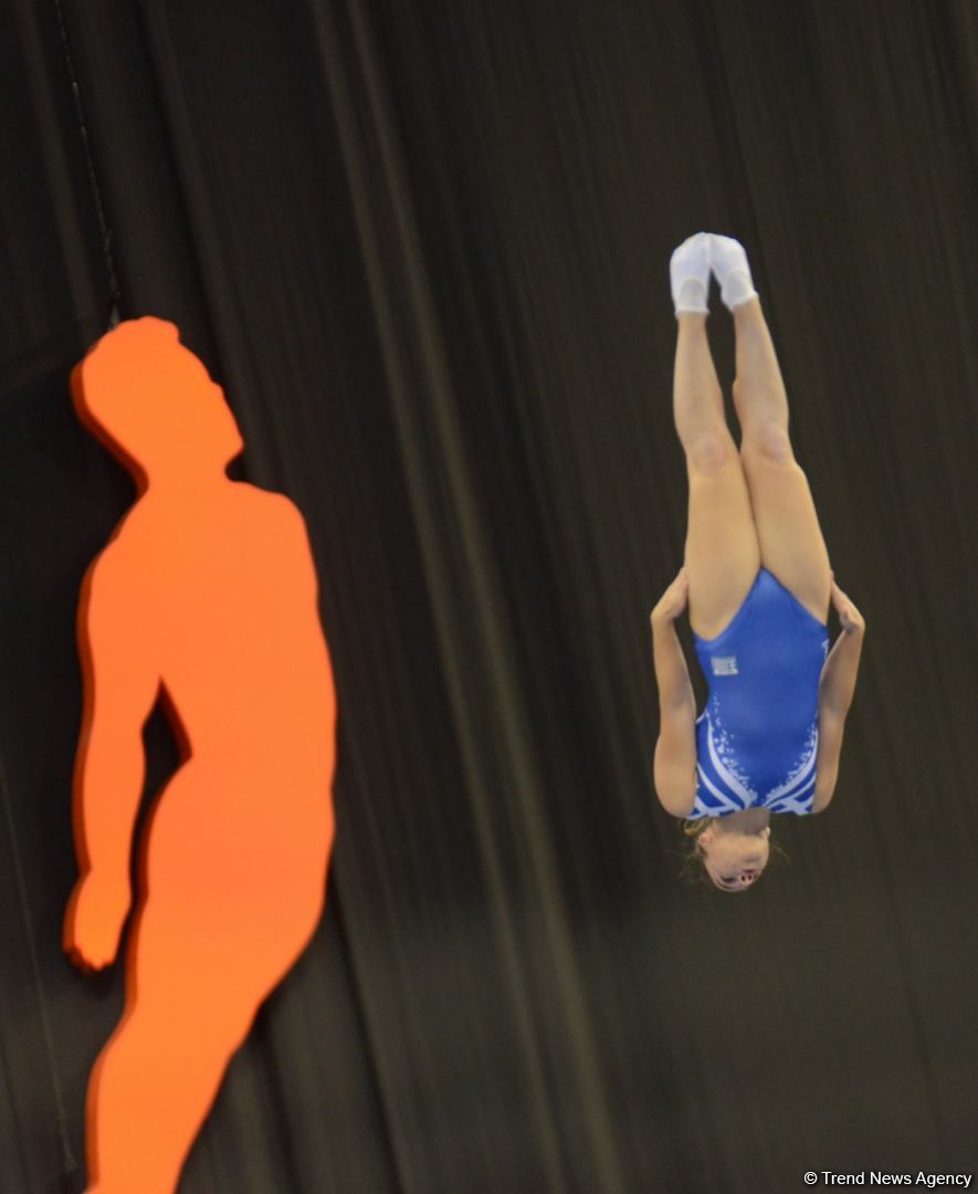 Batut Gimnastikası və Tamblinq üzrə 35-ci Dünya Çempionatının birinci günündən ən maraqlı görüntülər (FOTO)