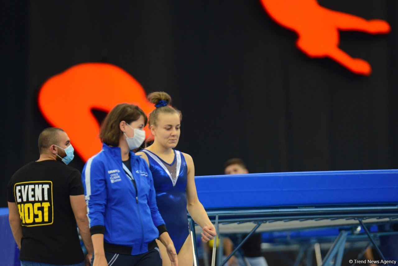 Batut Gimnastikası və Tamblinq üzrə 35-ci Dünya Çempionatının birinci günündən ən maraqlı görüntülər (FOTO)