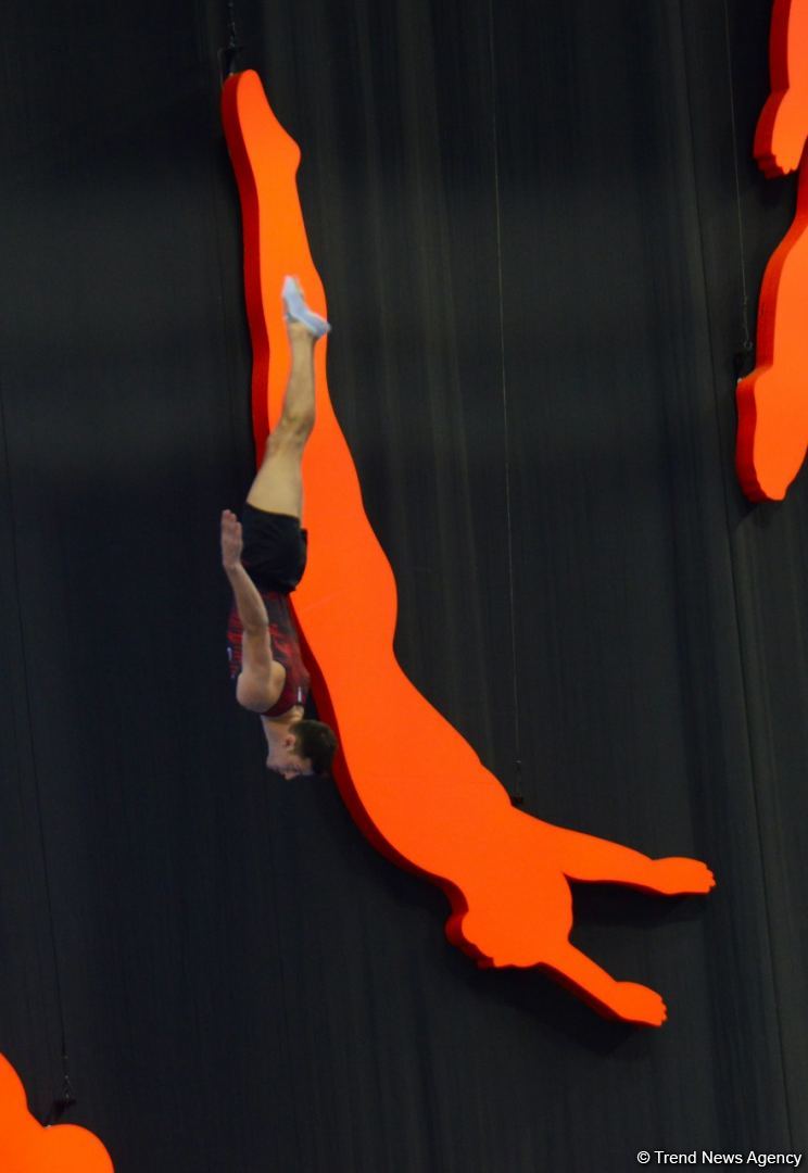 Batut Gimnastikası və Tamblinq üzrə 35-ci Dünya Çempionatının birinci günündən ən maraqlı görüntülər (FOTO)