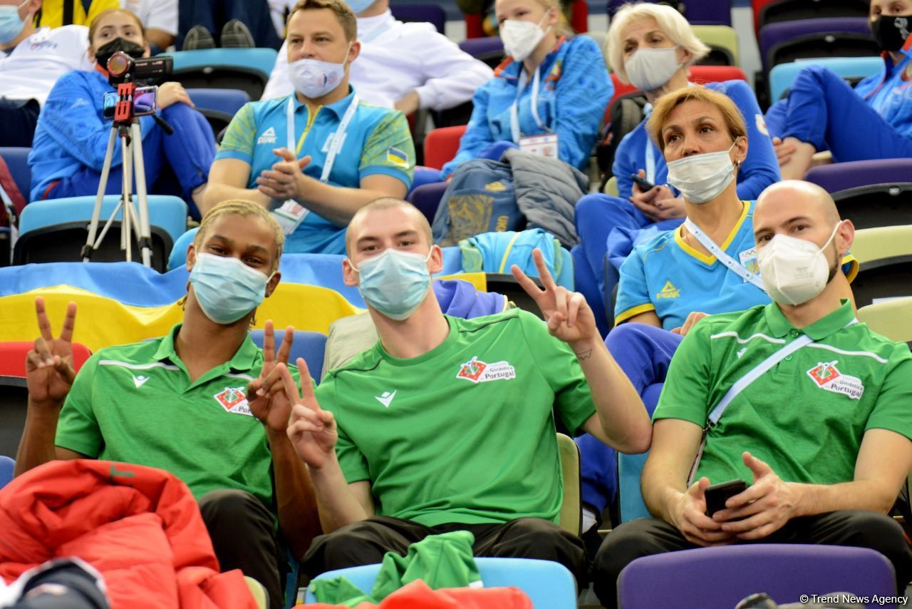 Batut Gimnastikası və Tamblinq üzrə 35-ci Dünya Çempionatının birinci günündən ən maraqlı görüntülər (FOTO)