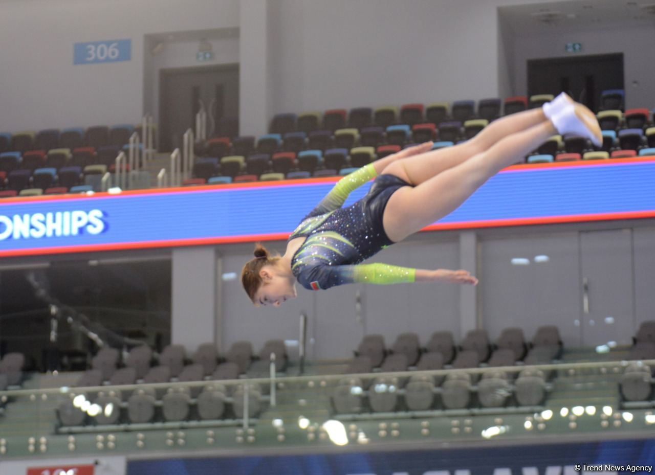 Bakıda Batut Gimnastikası və Tamblinq üzrə 35-ci Dünya Çempionatının birinci günü start götürüb (FOTO)