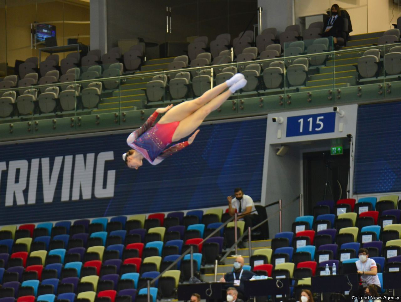 Bakıda Batut Gimnastikası və Tamblinq üzrə 35-ci Dünya Çempionatının birinci günü start götürüb (FOTO)