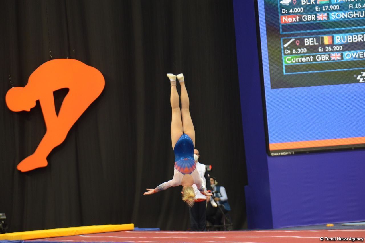 Bakıda Batut Gimnastikası və Tamblinq üzrə 35-ci Dünya Çempionatının birinci günü start götürüb (FOTO)