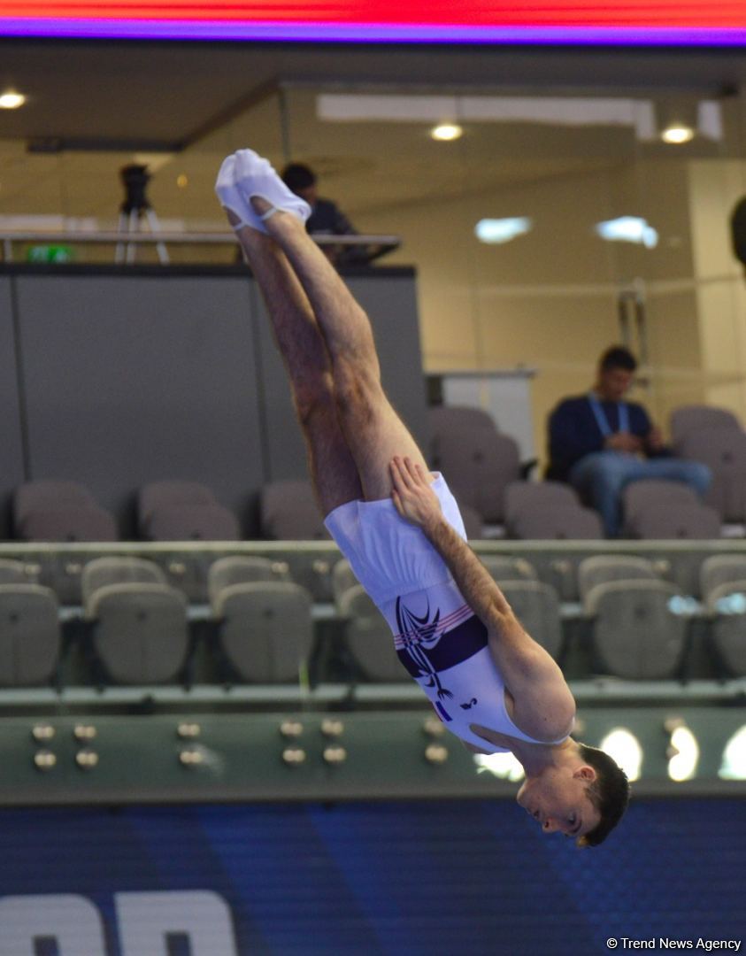 Bakıda Batut Gimnastikası və Tamblinq üzrə 35-ci Dünya Çempionatının birinci günü start götürüb (FOTO)