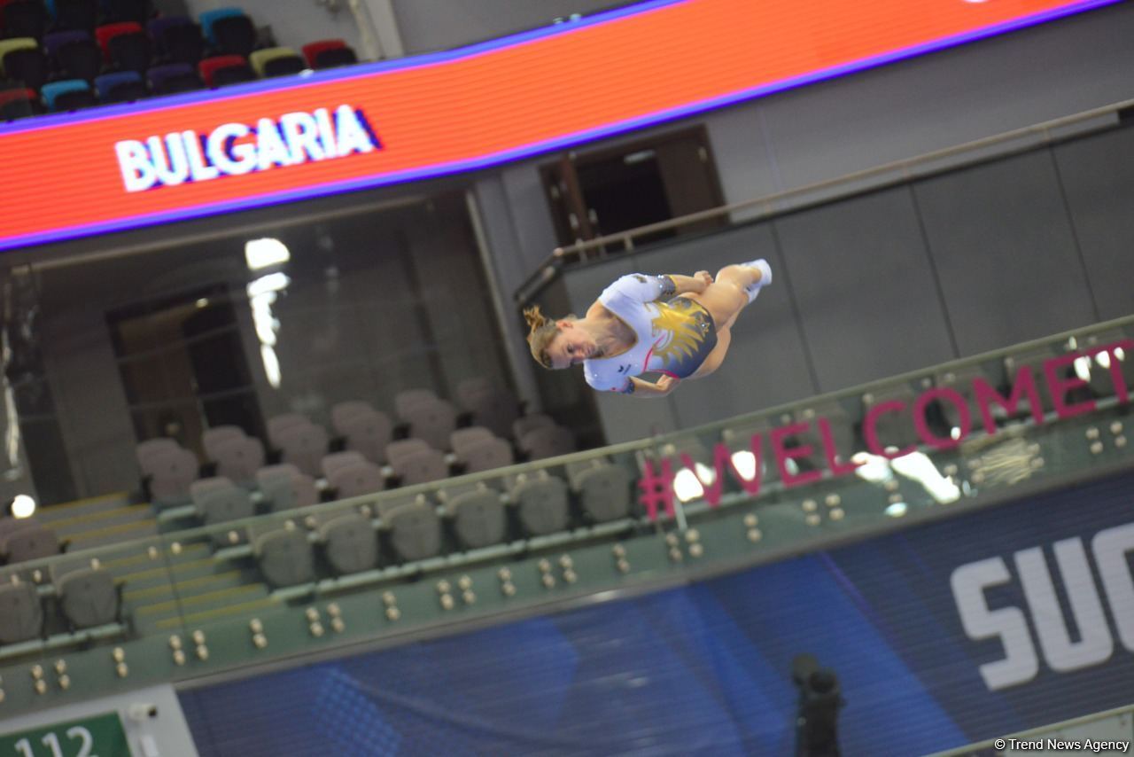 Bakıda Batut Gimnastikası və Tamblinq üzrə 35-ci Dünya Çempionatının birinci günü start götürüb (FOTO)