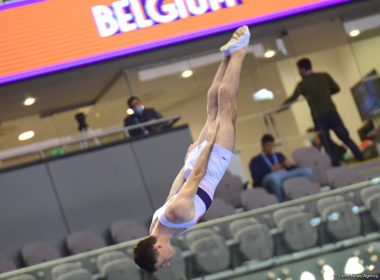 Bakıda Batut Gimnastikası və Tamblinq üzrə 35-ci Dünya Çempionatının birinci günü start götürüb (FOTO)