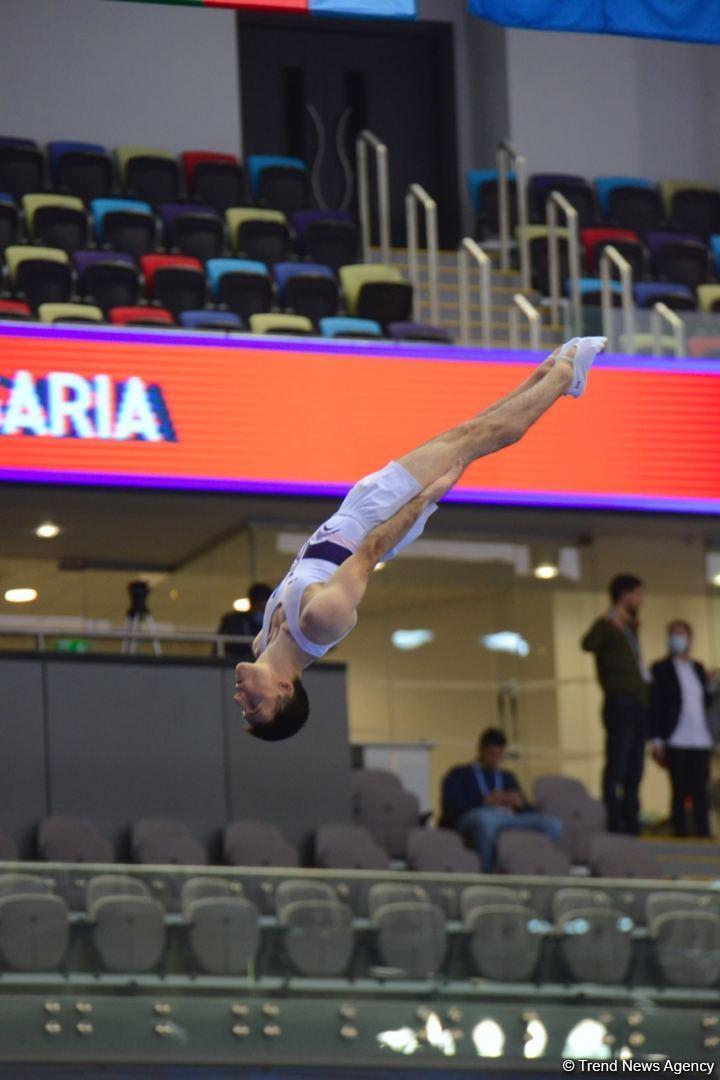 Bakıda Batut Gimnastikası və Tamblinq üzrə 35-ci Dünya Çempionatının birinci günü start götürüb (FOTO)