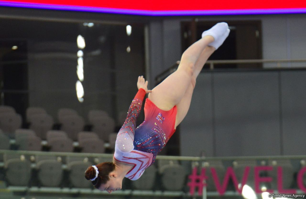 Bakıda Batut Gimnastikası və Tamblinq üzrə 35-ci Dünya Çempionatının birinci günü start götürüb (FOTO)