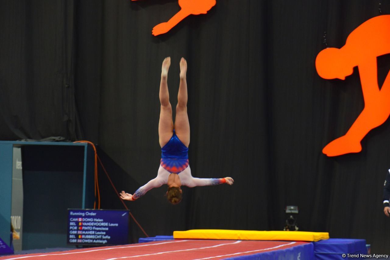 Bakıda Batut Gimnastikası və Tamblinq üzrə 35-ci Dünya Çempionatının birinci günü start götürüb (FOTO)