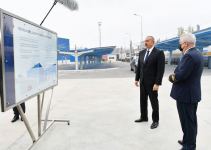 Prezident İlham Əliyev yeni Biləcəri lokomotiv deposunun açılışında iştirak edib (FOTO/VİDEO)