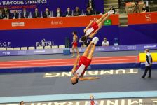 Bakıda Batut Gimnastikası və Tamblinq üzrə 35-ci Dünya Çempionatının ikinci günü start götürüb (FOTO)