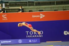 Bakıda Batut Gimnastikası və Tamblinq üzrə 35-ci Dünya Çempionatının ikinci günü start götürüb (FOTO)