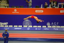 Bakıda Batut Gimnastikası və Tamblinq üzrə 35-ci Dünya Çempionatının ikinci günü start götürüb (FOTO)