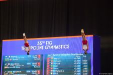 Bakıda Batut Gimnastikası və Tamblinq üzrə 35-ci Dünya Çempionatının ikinci günü start götürüb (FOTO)