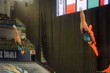Bakıda Batut Gimnastikası və Tamblinq üzrə 35-ci Dünya Çempionatının ikinci günü start götürüb (FOTO)