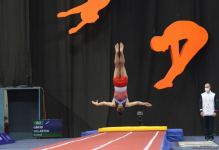 Bakıda Batut Gimnastikası və Tamblinq üzrə 35-ci Dünya Çempionatının ikinci günü start götürüb (FOTO)