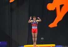 Bakıda Batut Gimnastikası və Tamblinq üzrə 35-ci Dünya Çempionatının ikinci günü start götürüb (FOTO)