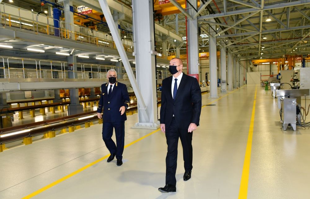 Prezident İlham Əliyev yeni Biləcəri lokomotiv deposunun açılışında iştirak edib (FOTO/VİDEO)