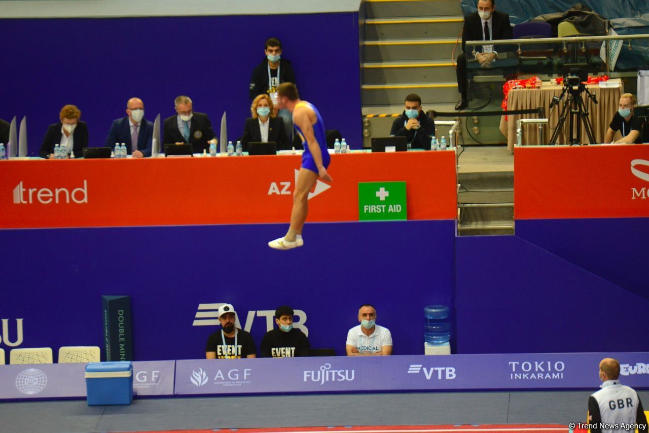 Bakıda Batut Gimnastikası və Tamblinq üzrə 35-ci Dünya Çempionatının ikinci günü start götürüb (FOTO)
