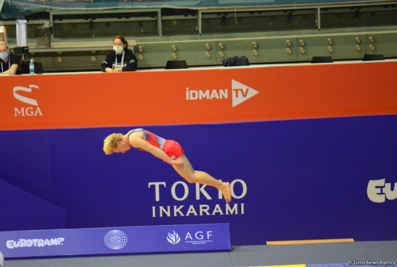 Bakıda Batut Gimnastikası və Tamblinq üzrə 35-ci Dünya Çempionatının ikinci günü start götürüb (FOTO)