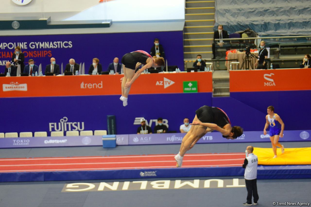 Bakıda Batut Gimnastikası və Tamblinq üzrə 35-ci Dünya Çempionatının ikinci günü start götürüb (FOTO)
