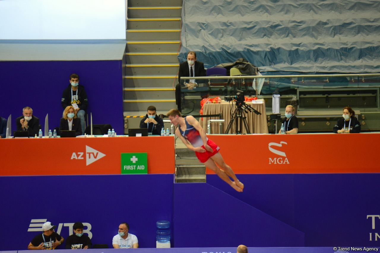 Bakıda Batut Gimnastikası və Tamblinq üzrə 35-ci Dünya Çempionatının ikinci günü start götürüb (FOTO)