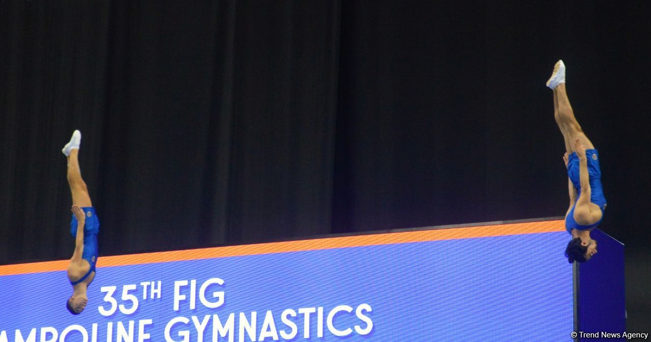 Bakıda Batut Gimnastikası və Tamblinq üzrə 35-ci Dünya Çempionatının ikinci günü start götürüb (FOTO)
