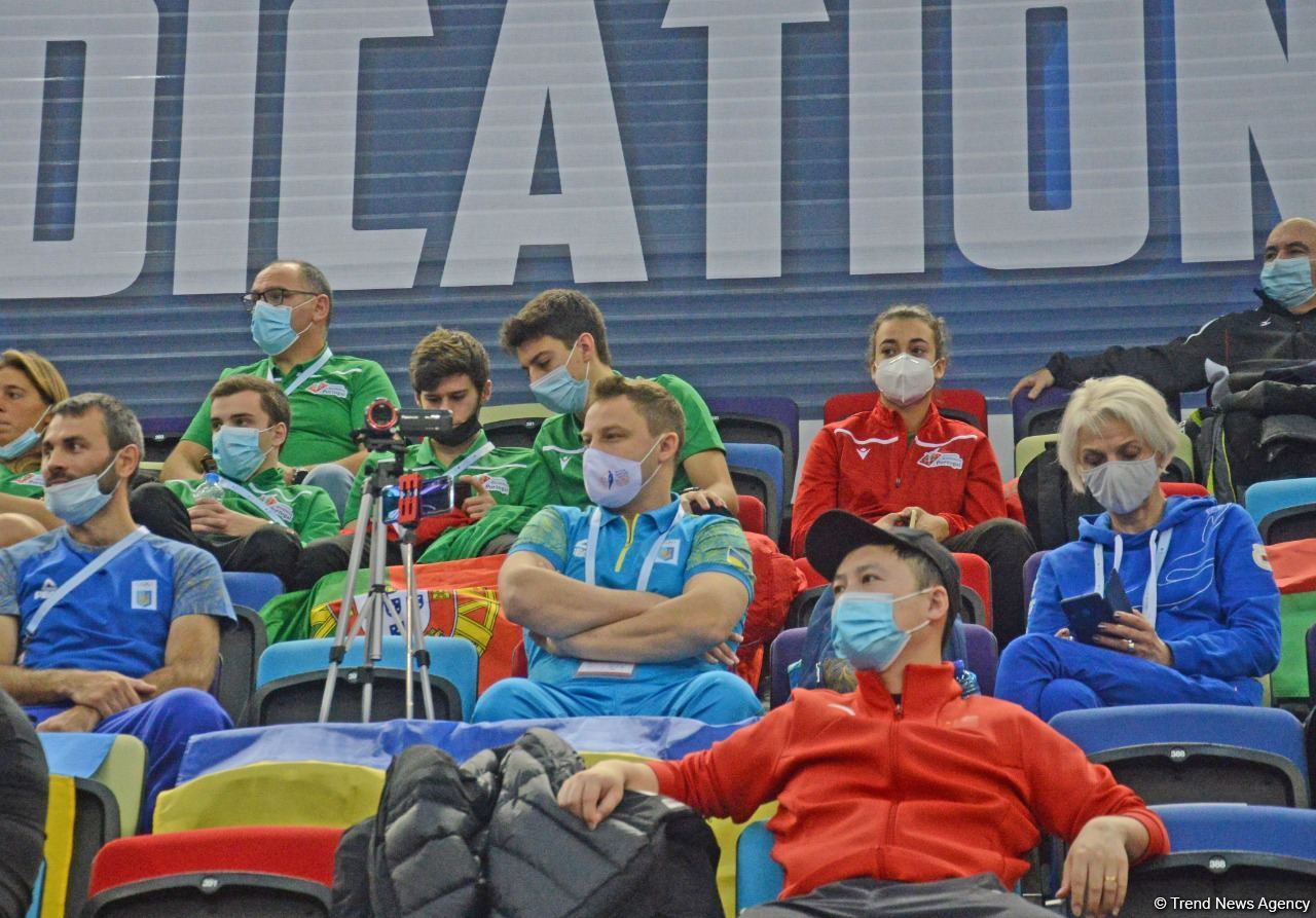 Bakıda Batut Gimnastikası və Tamblinq üzrə 35-ci Dünya Çempionatının ikinci günü start götürüb (FOTO)