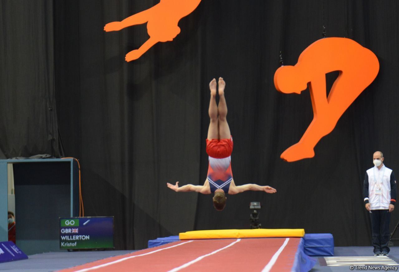 Bakıda Batut Gimnastikası və Tamblinq üzrə 35-ci Dünya Çempionatının ikinci günü start götürüb (FOTO)