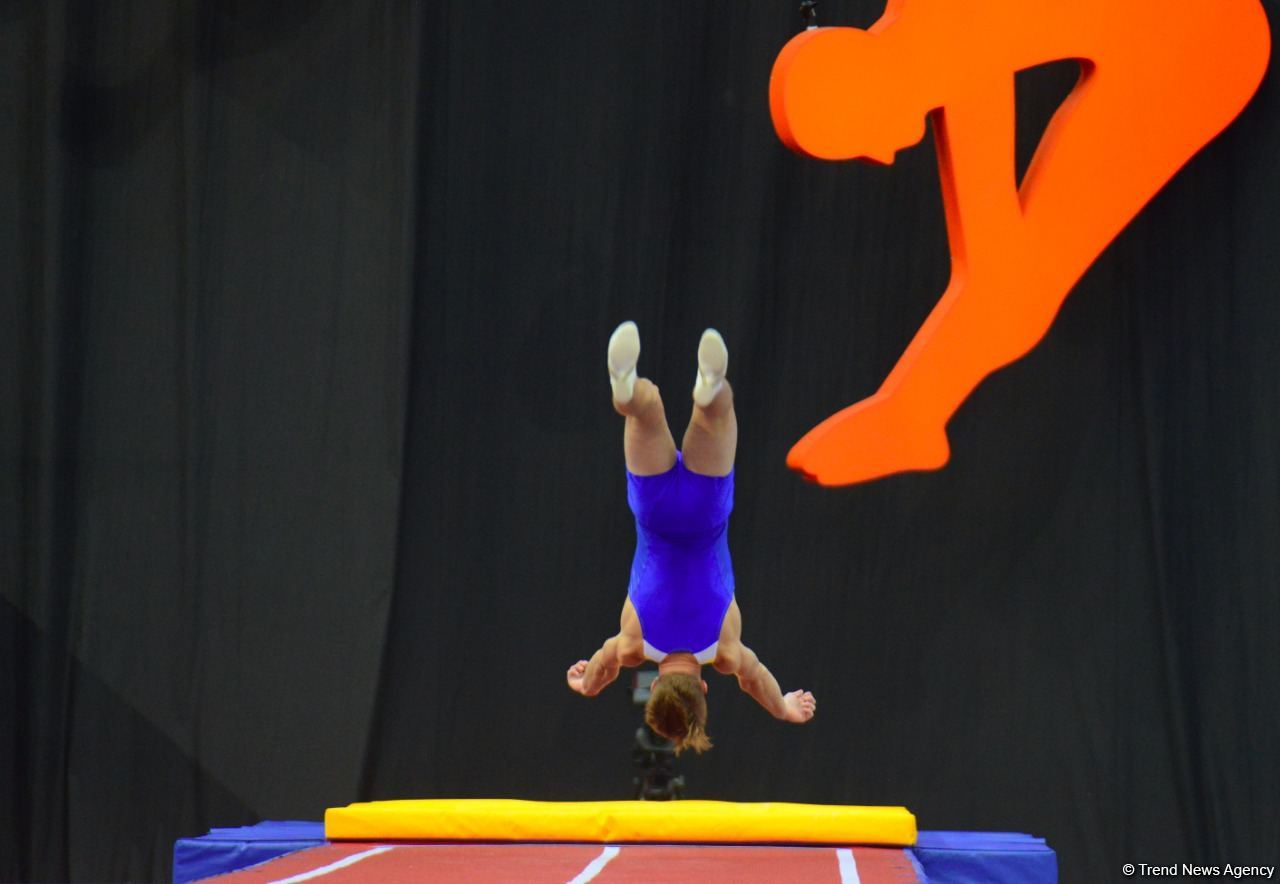 Bakıda Batut Gimnastikası və Tamblinq üzrə 35-ci Dünya Çempionatının ikinci günü start götürüb (FOTO)