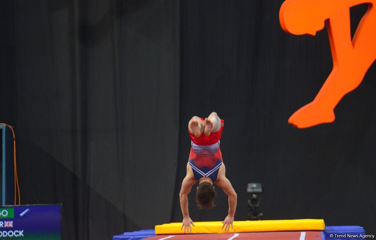 Bakıda Batut Gimnastikası və Tamblinq üzrə 35-ci Dünya Çempionatının ikinci günü start götürüb (FOTO)