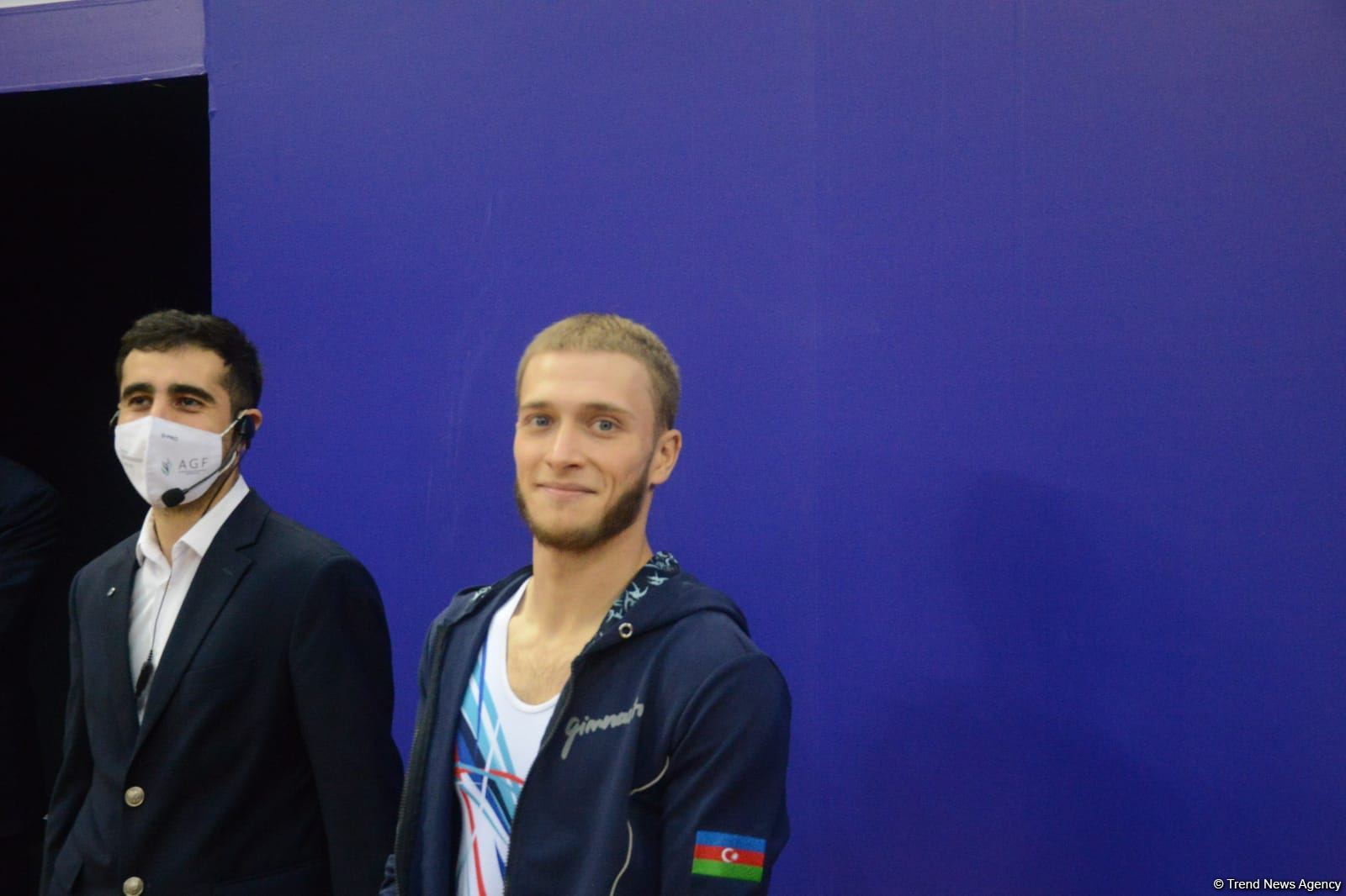 Azərbaycan gimnastı dünya çempionatında çıxış edib (FOTO)