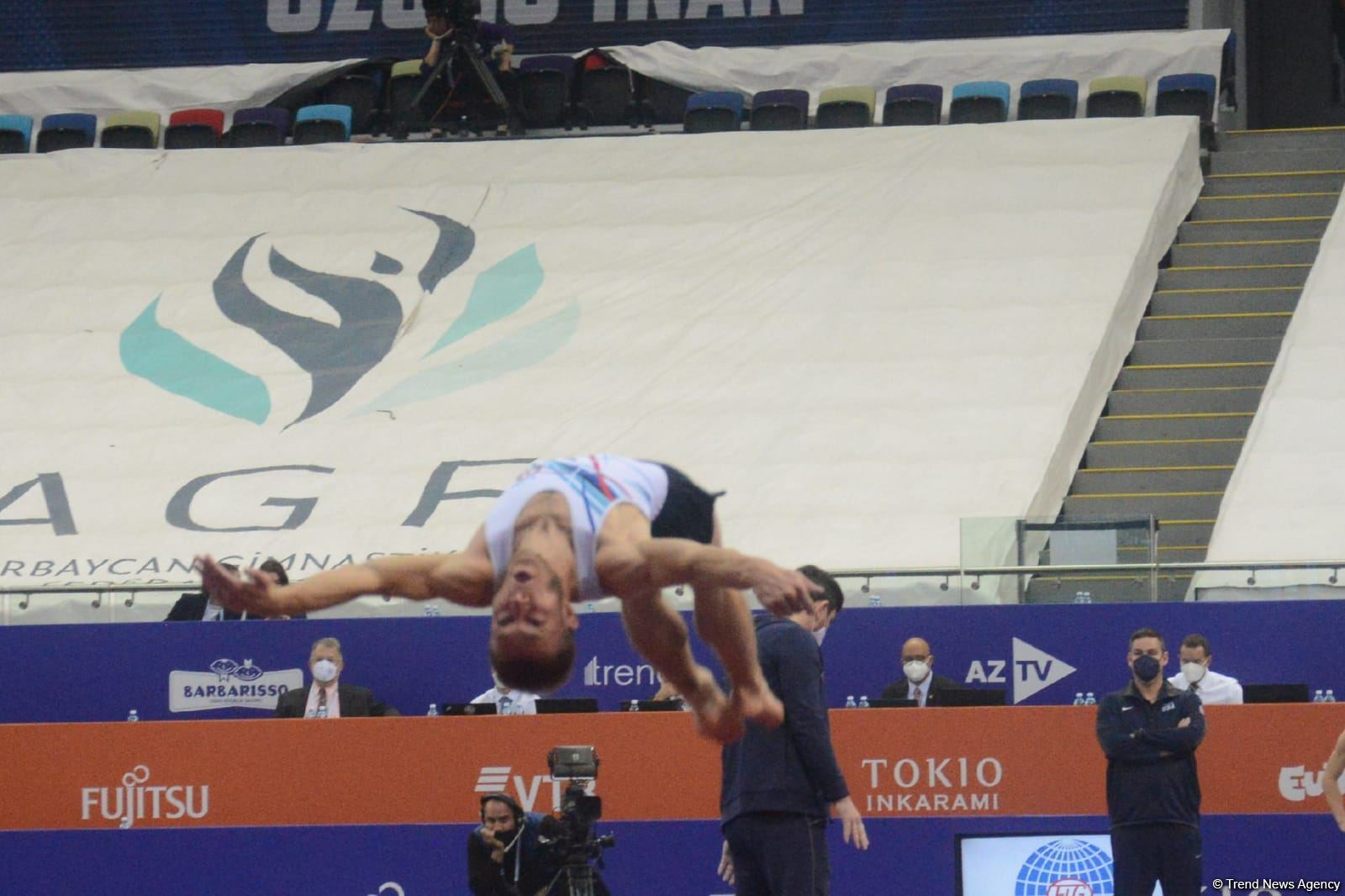 Azərbaycan gimnastı dünya çempionatında çıxış edib (FOTO)
