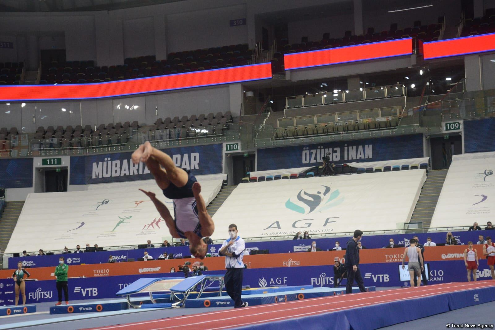 Azərbaycan gimnastı dünya çempionatında çıxış edib (FOTO)