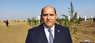 Ağdamda meşə massivi salınıb (FOTO)