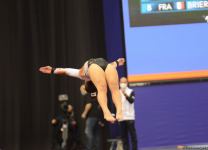 Batut Gimnastikası və Tamblinq üzrə Dünya Çempionatında finallar başlayıb (FOTO)
