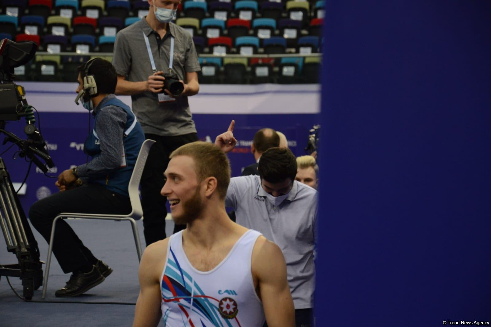 Azərbaycan gimnastı Mixail Malkin Bakıda keçirilən DÇ-nin finalında çıxış edib (FOTO)