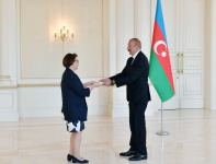 Prezident İlham Əliyev Finlandiyanın ölkəmizdə yeni təyin olunmuş səfirinin etimadnaməsini qəbul edib (YENİLƏNİB) (FOTO/VİDEO)