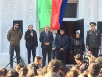 Vətən müharibəsi şəhidinin barelyefinin açılış mərasimi keçirilib (FOTO)