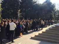 Vətən müharibəsi şəhidinin barelyefinin açılış mərasimi keçirilib (FOTO)