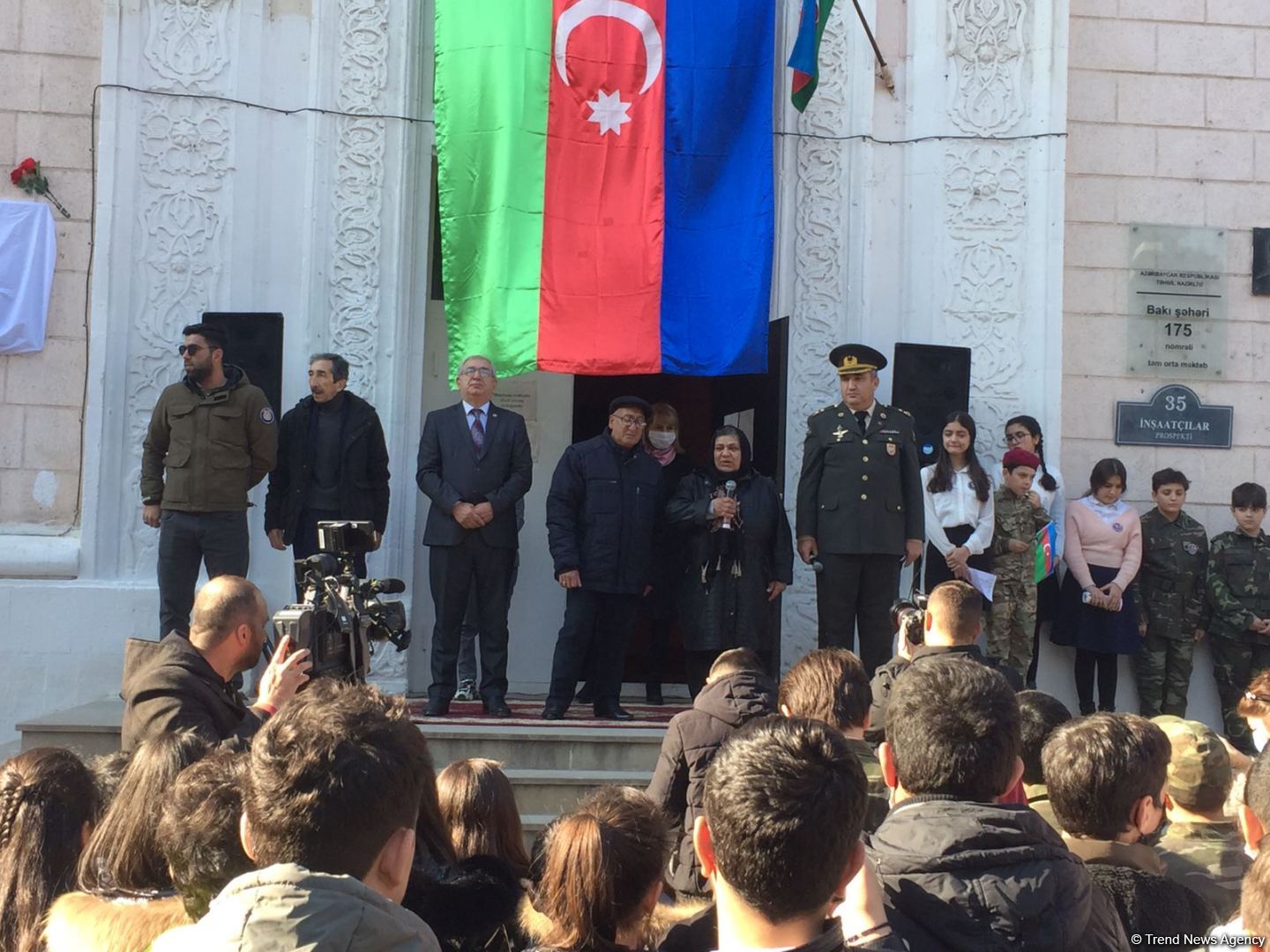 Vətən müharibəsi şəhidinin barelyefinin açılış mərasimi keçirilib (FOTO)