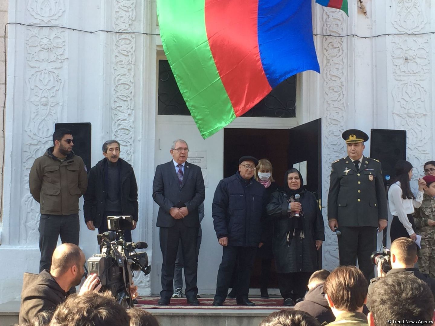 Vətən müharibəsi şəhidinin barelyefinin açılış mərasimi keçirilib (FOTO)