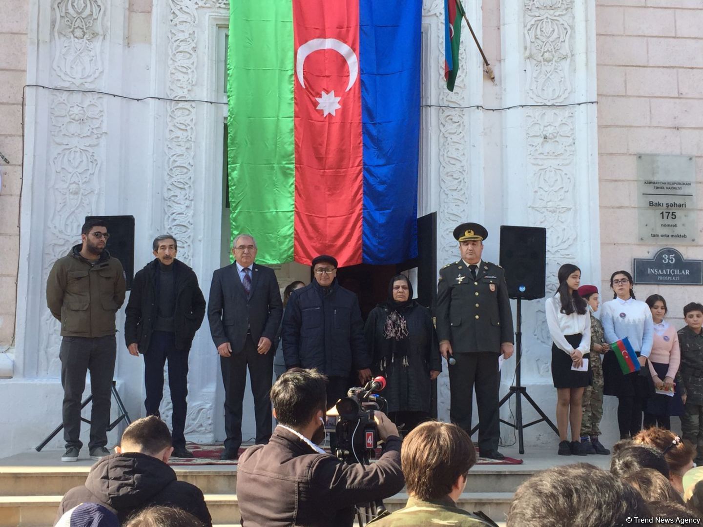 Vətən müharibəsi şəhidinin barelyefinin açılış mərasimi keçirilib (FOTO)