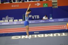 Batut Gimnastikası üzrə 28-ci Dünya Yaş Qrupları Yarışlarının birinci günündə final mərhələsi başlayıb (FOTO)