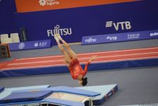 Batut Gimnastikası üzrə 28-ci Dünya Yaş Qrupları Yarışlarının birinci günündə final mərhələsi başlayıb (FOTO)