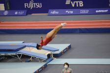 Batut Gimnastikası üzrə 28-ci Dünya Yaş Qrupları Yarışlarının birinci günündə final mərhələsi başlayıb (FOTO)