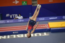 Batut Gimnastikası üzrə 28-ci Dünya Yaş Qrupları Yarışlarının birinci günündə final mərhələsi başlayıb (FOTO)