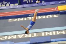 Batut Gimnastikası üzrə 28-ci Dünya Yaş Qrupları Yarışlarının birinci günündə final mərhələsi başlayıb (FOTO)