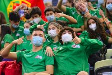 Milli Gimnastika Arenasında Batut Gimnastikası üzrə Dünya Yaş Qrupları Yarışları davam edir (FOTO)