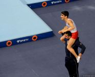 Azərbaycan gimnastı Batut Gimnastikası üzrə 28-ci Dünya Yaş Qrupları Yarışlarında qızıl medal qazanıb (FOTO)